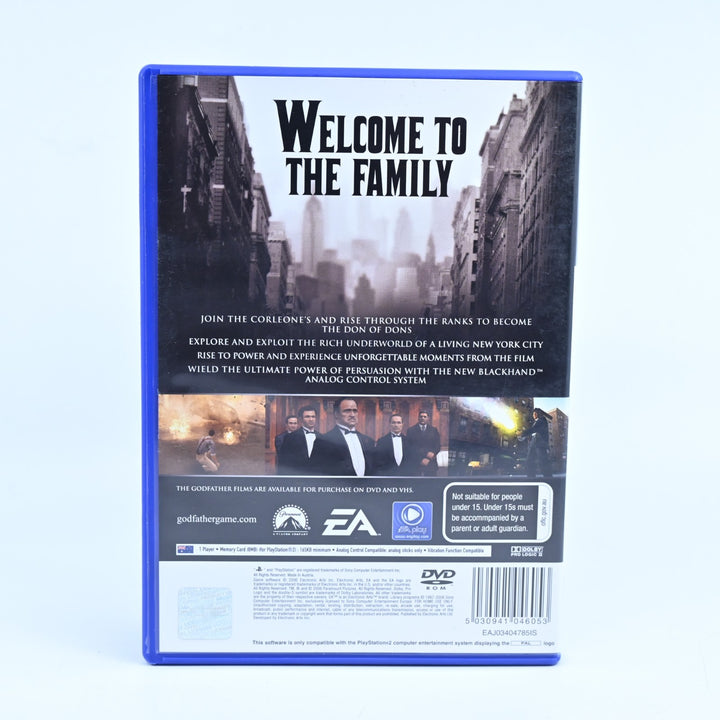 The Godfather - Sony Playstation 2 / PS2 Game + Manual - PAL - NEAR MINT DISC!