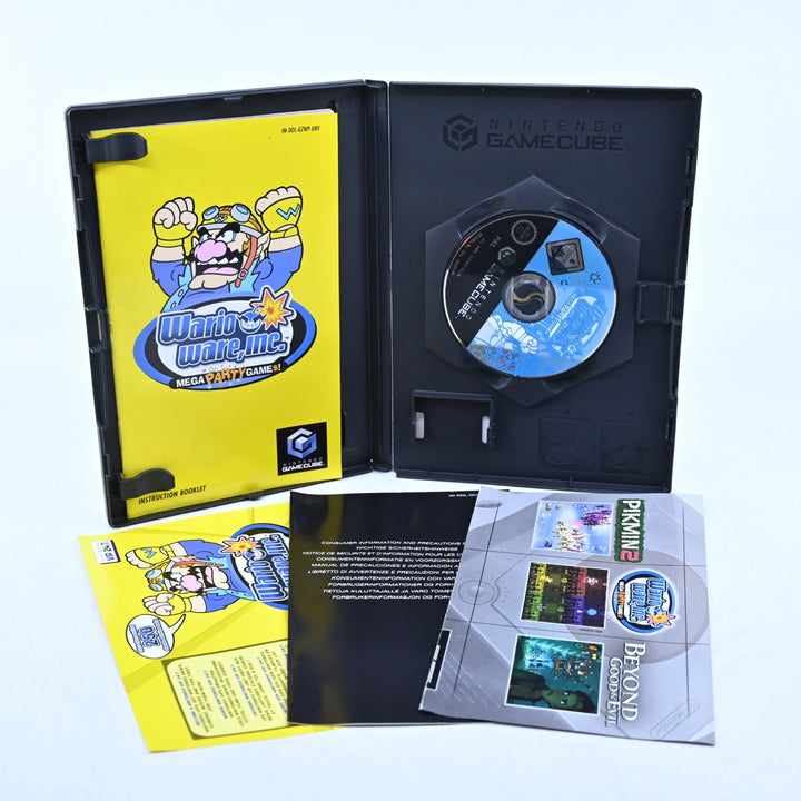 WarioWare, Inc. Mega Party Game$! - Nintendo Gamecube Game + Manual - PAL