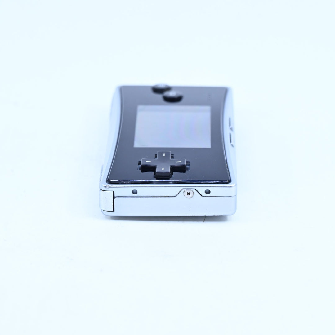 Black / Silver - OXY-001 - Nintendo Gameboy Micro Console / GBA Console - PAL