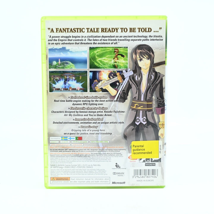 Tales of Vesperia - Xbox 360 Game + Manual - PAL - MINT DISC!