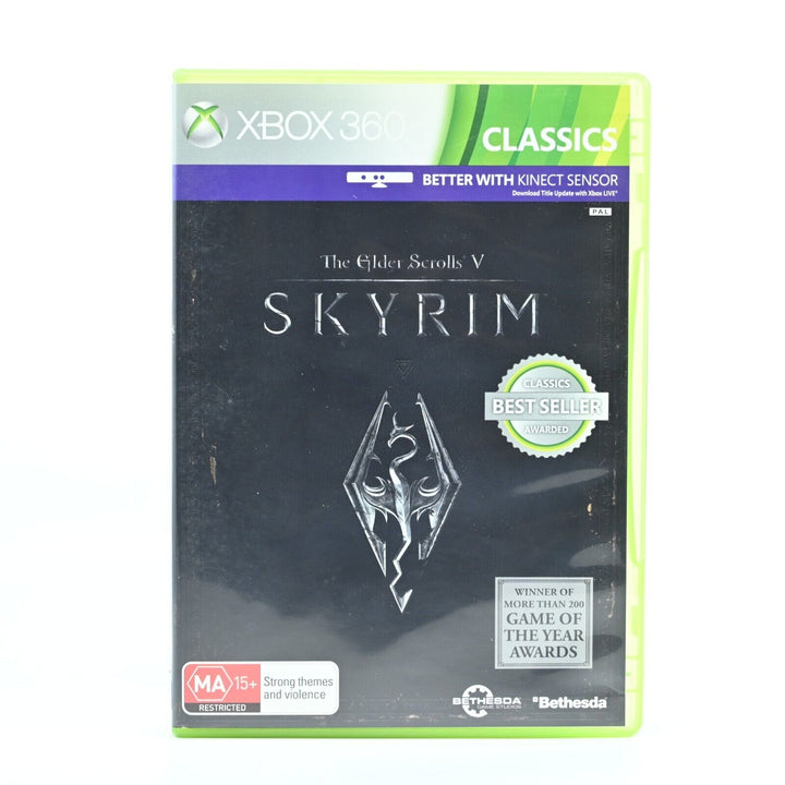 The Elder Scrolls V: Skyrim - Xbox 360 Game + Manual - PAL - FREE POST!