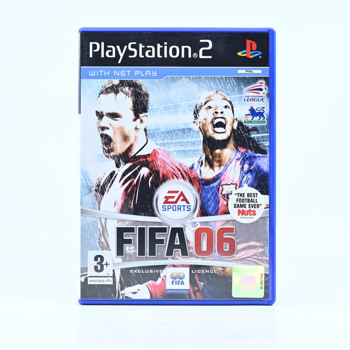 FIFA 06 - Sony Playstation 2 / PS2 Game + Manual - PAL - MINT DISC!