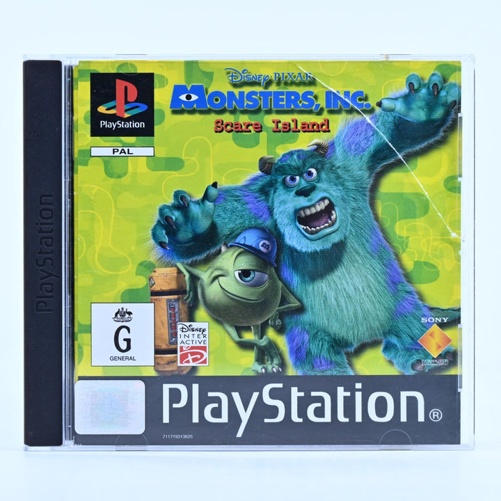 Monsters, Inc. Scare Island - Playstation 1 / PS1 Game + Manual