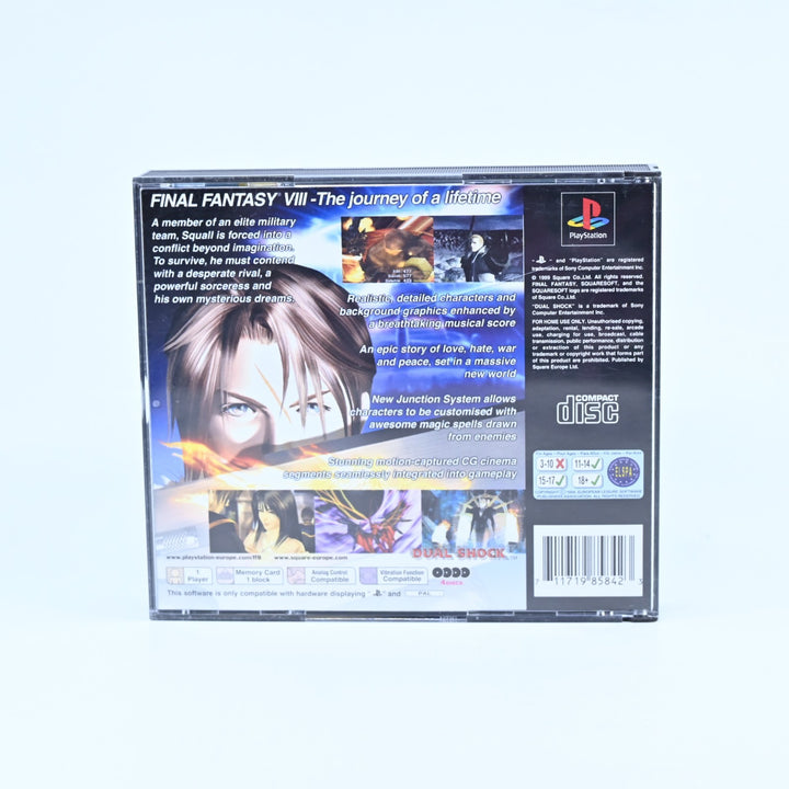 Final Fantasy VIII 8 - Sony Playstation 1 / PS1 Game + Manual - PAL - MINT DISC!