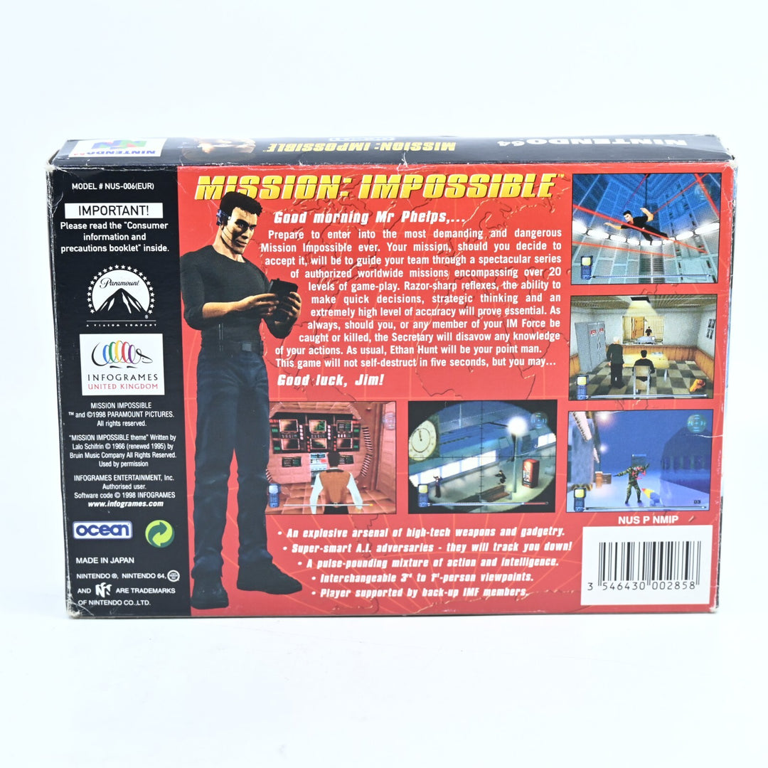 Mission: Impossible - N64 / Nintendo 64 Boxed Game - PAL - FREE POST!