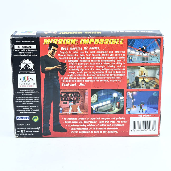Mission: Impossible - N64 / Nintendo 64 Boxed Game - PAL - FREE POST!