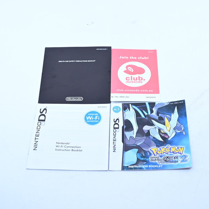 Pokemon Black 2 - Nintendo DS Game - PAL + Manual - FREE POST!