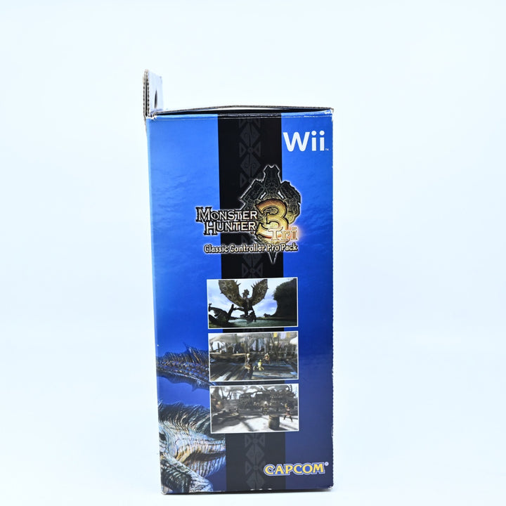 Monster Hunter 3 Tri Classic Controller Pack - Nintendo Wii Game + Manual - PAL