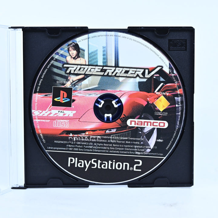 Ridge Racer V - Sony Playstation 2 / PS2 Game - Disc Only - PAL - MINT DISC!