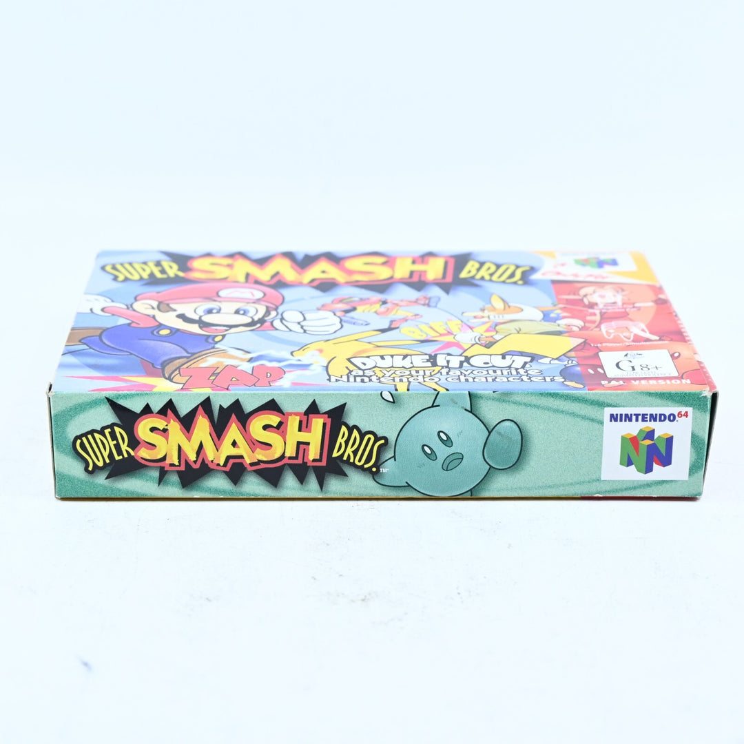 Super Smash Bros. - N64 / Nintendo 64 Boxed Game - PAL - FREE POST!