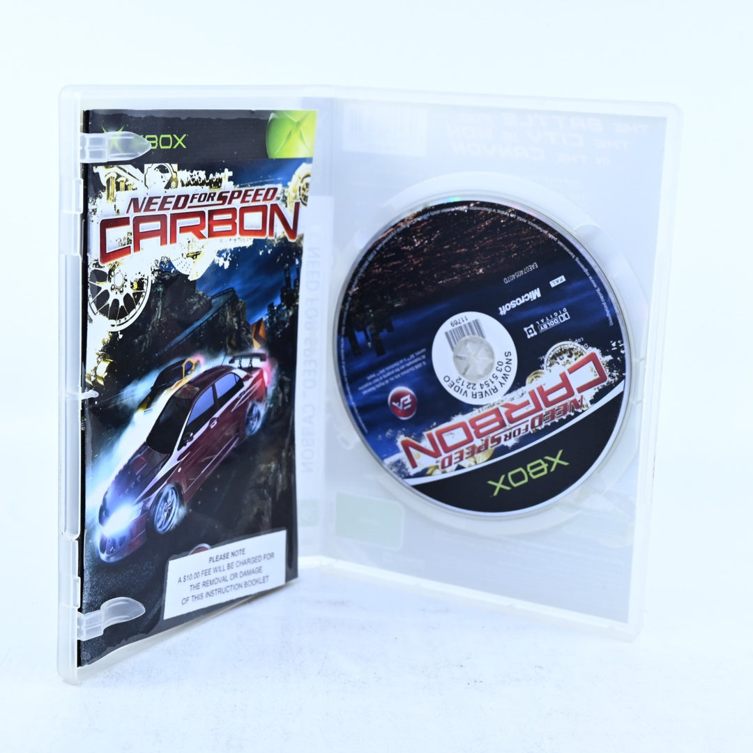 Need for Speed Carbon - Original Xbox Game + Manual - PAL - Ex-Rental