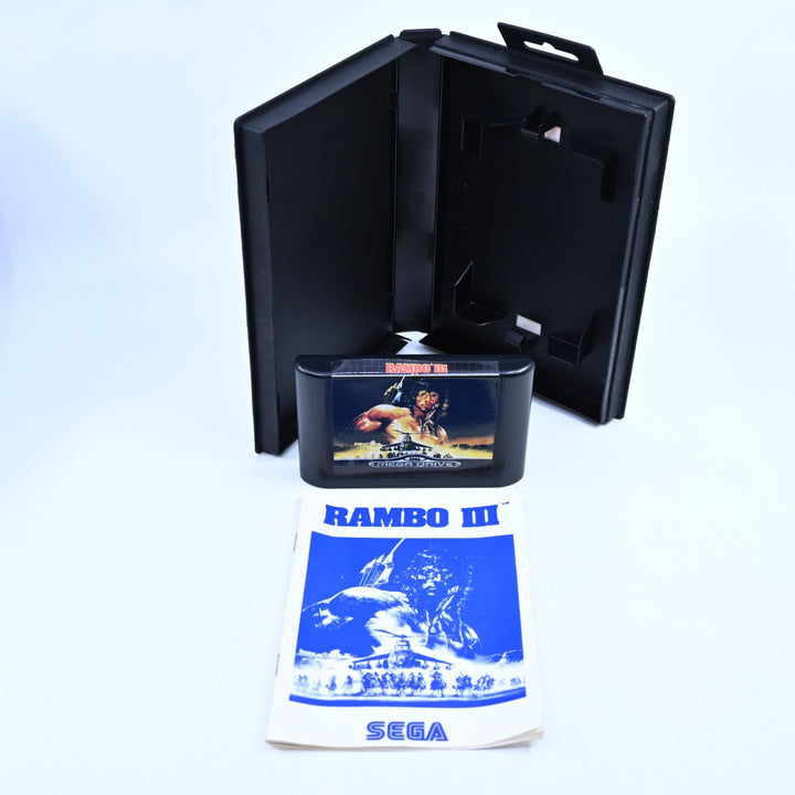 Rambo III - Sega Mega Drive Game + Manual - PAL - FREE POST!