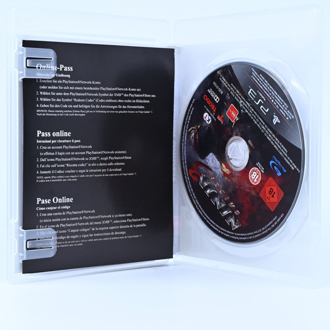 Ninja Gaiden 3 - Sony Playstation 3 / PS3 Game + Manual - FREE POST!