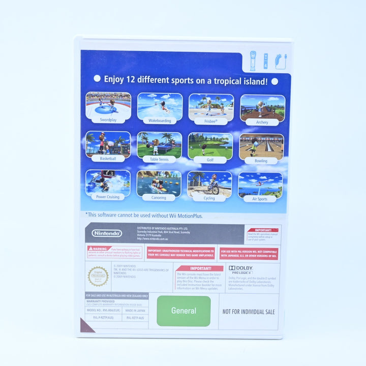 Wii Sports Resort - Nintendo Wii Game + Manual - PAL - MINT DISC!