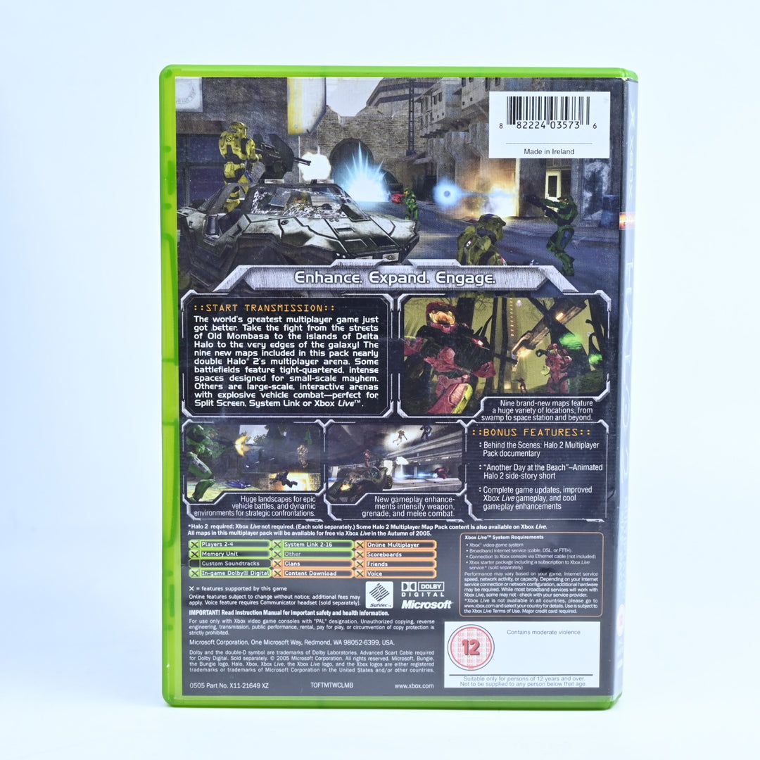 Halo 2 Multiplayer Map Pack - Original Xbox Game + Manual - PAL - MINT DISC!