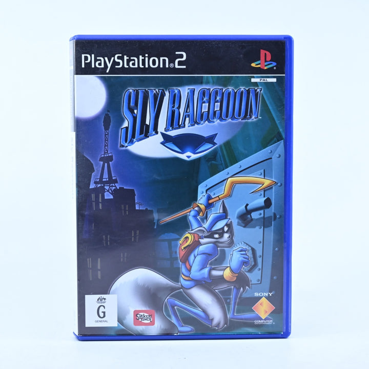 Sly Raccoon - Sony Playstation 2 / PS2 Game + Manual - PAL - MINT DISC!