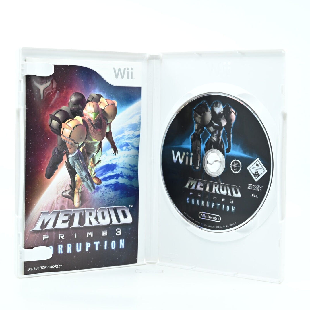 Metroid Prime 3: Corruption - Nintendo Wii Game - PAL - MINT DISC!