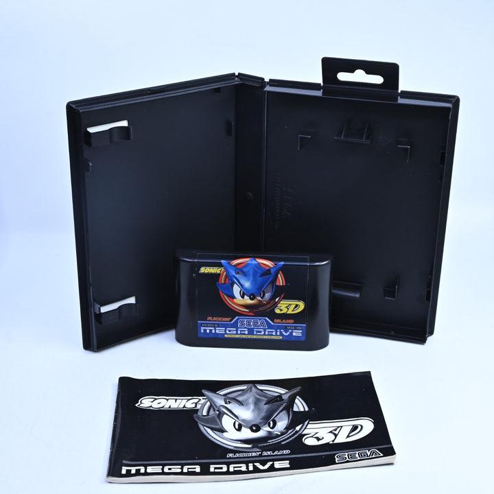 Sonic 3D Flickies Island - Sega Mega Drive Game + Manual - PAL - FREE POST!