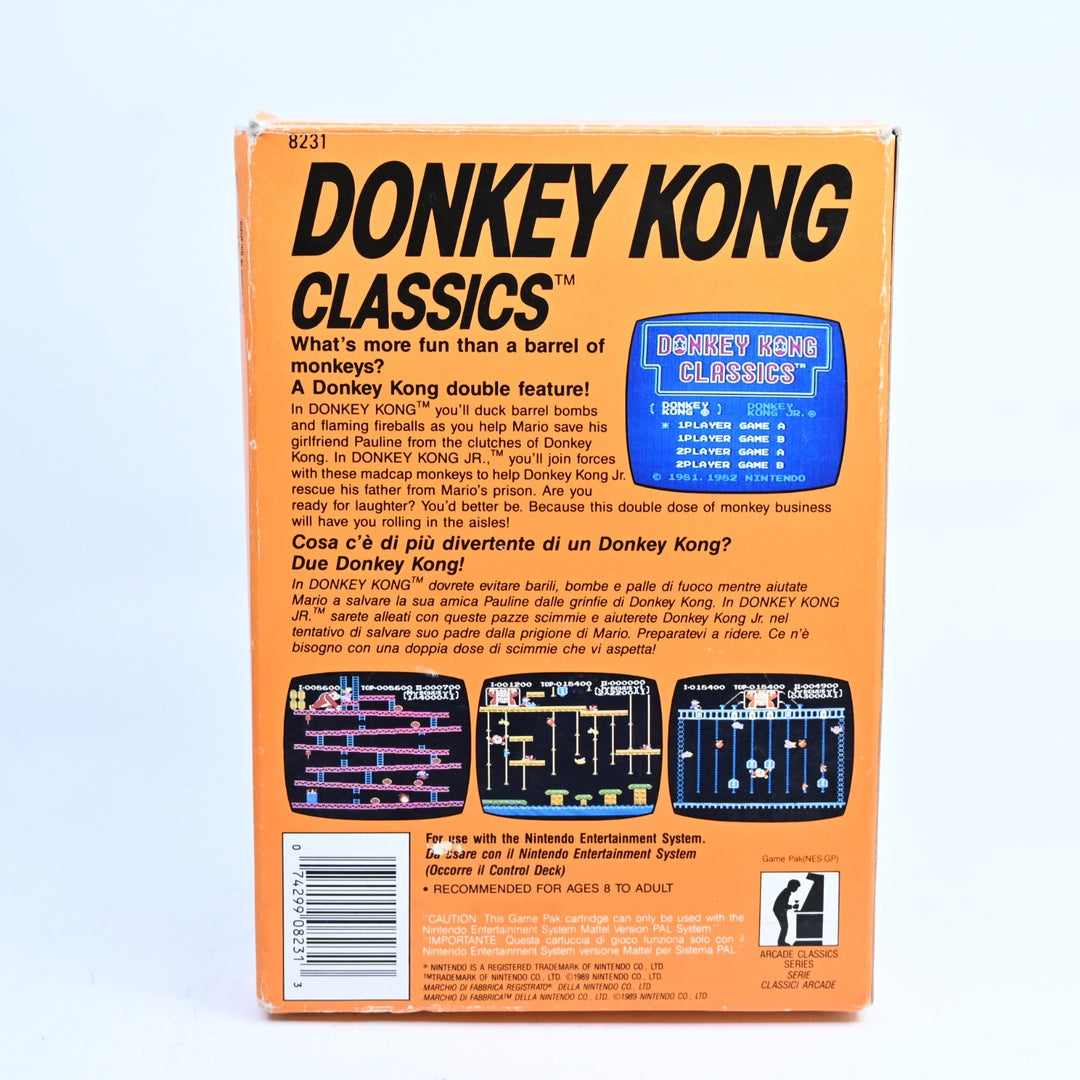 Donkey Kong Classics - Nintendo Entertainment System / NES Boxed Game - PAL