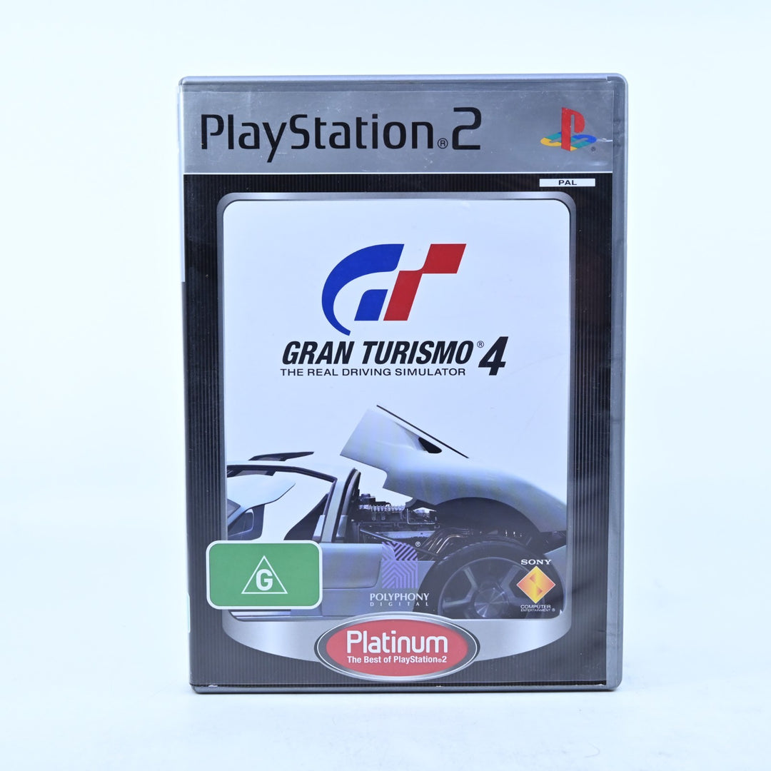Gran Turismo 4 - Sony Playstation 2 / PS2 Game + Manual - PAL - MINT DISC!