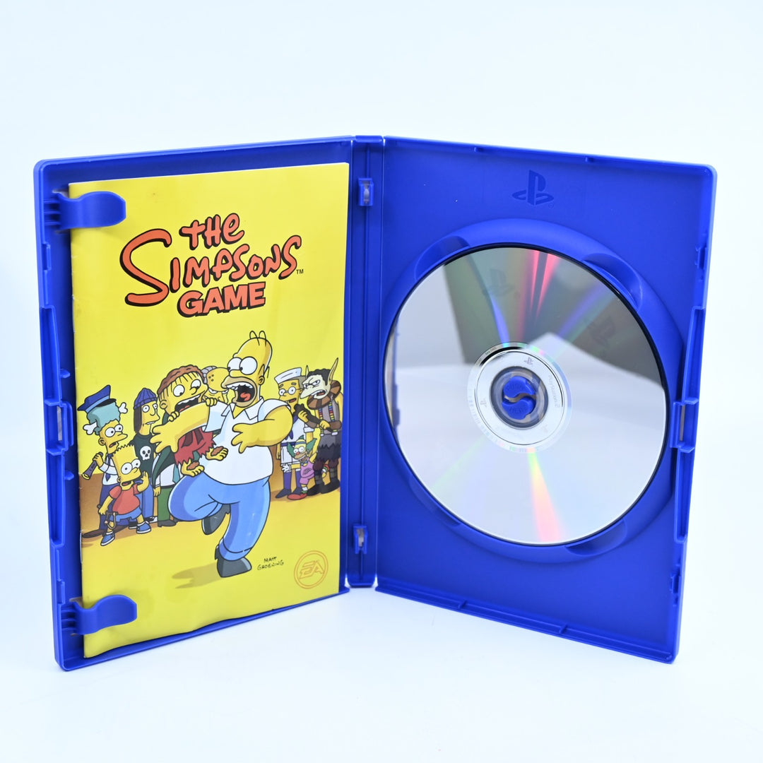 The Simpsons Game - Sony Playstation 2 / PS2 Game + Manual - PAL - MINT DISC!