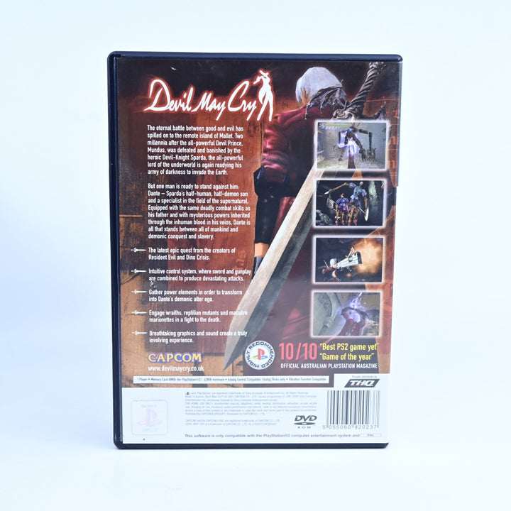 Devil May Cry - Sony Playstation 2 / PS2 Game + Manual - PAL - MINT DISC!