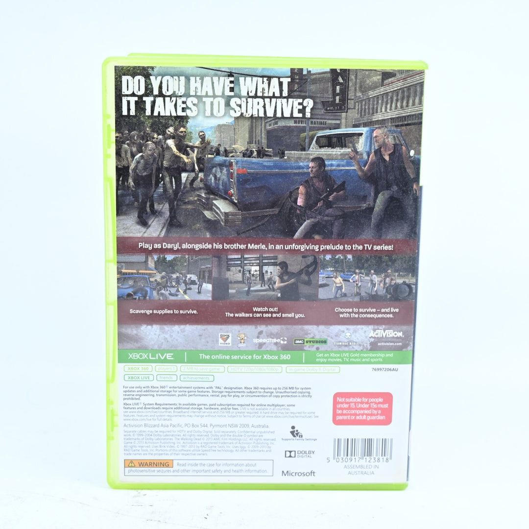 The Walking Dead Survival Instinct - Xbox 360 Game - No Manual - PAL