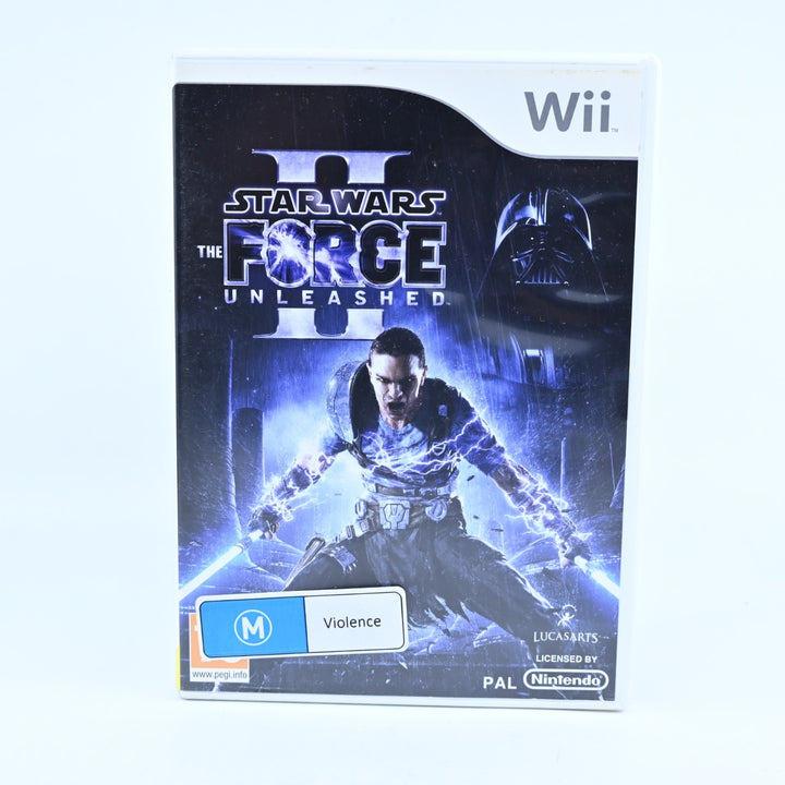Star Wars: The Force Unleashed II - Nintendo Wii Game + Manual - NEAR MINT DISC!