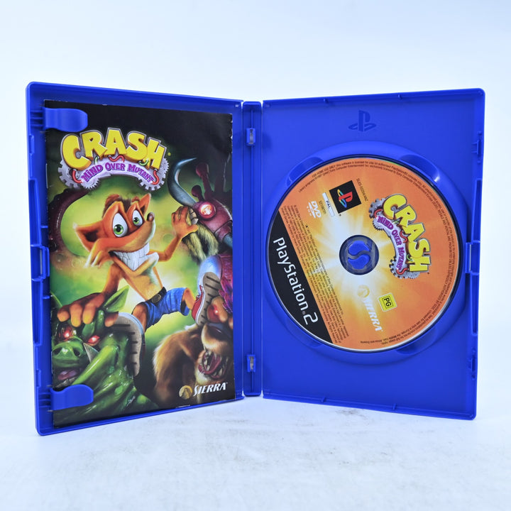 Crash Mind Over Mutant - Sony Playstation 2 / PS2 Game + Manual - PAL
