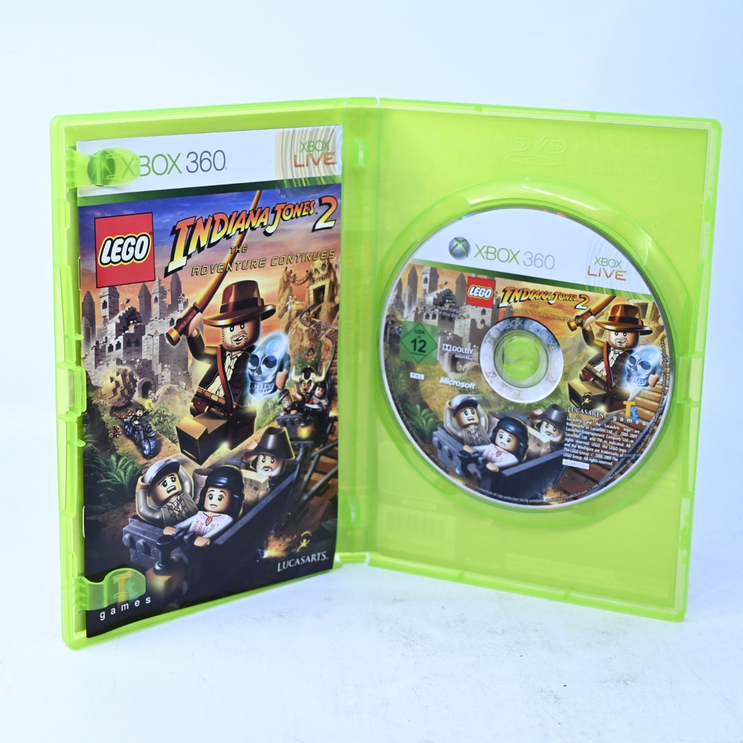 LEGO Indiana Jones 2: The Adventure Continues - Xbox 360 Game + Manual - PAL