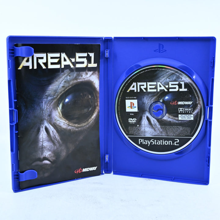 Area 51 - Sony Playstation 2 / PS2 Game + Manual - PAL - MINT DISC!
