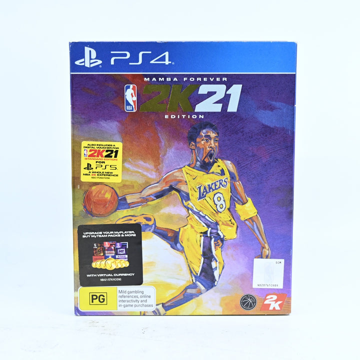 NBA 2k21 Mamba Forever Edition - Steelbook and Slip Only - PS4 Game - FREE POST!
