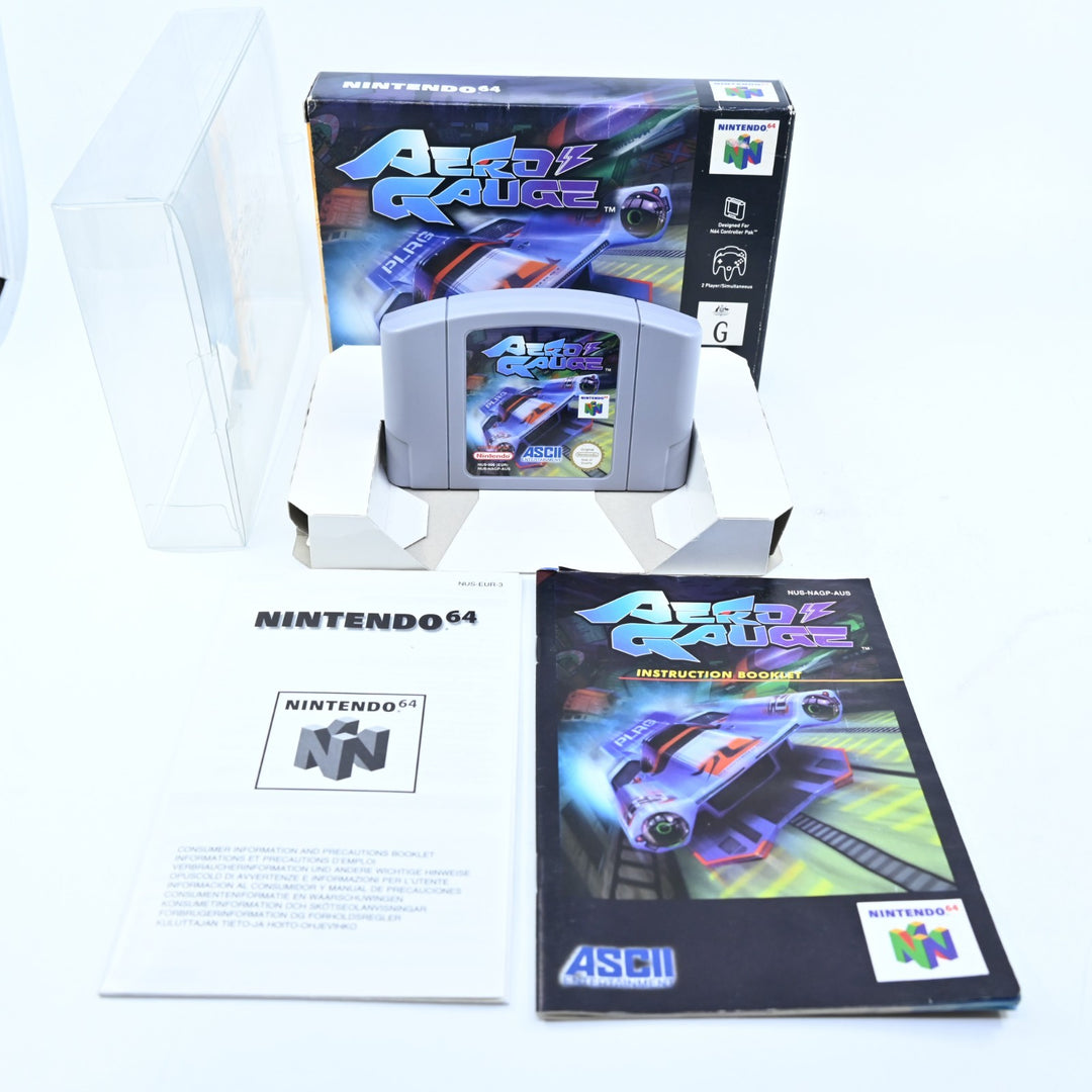 Aero Gauge - N64 / Nintendo 64 Boxed Game - PAL - FREE POST!