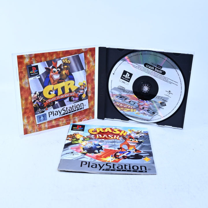 Crash Bash - Sony Playstation 1 / PS1 Game + Manual - PAL - MINT DISC!