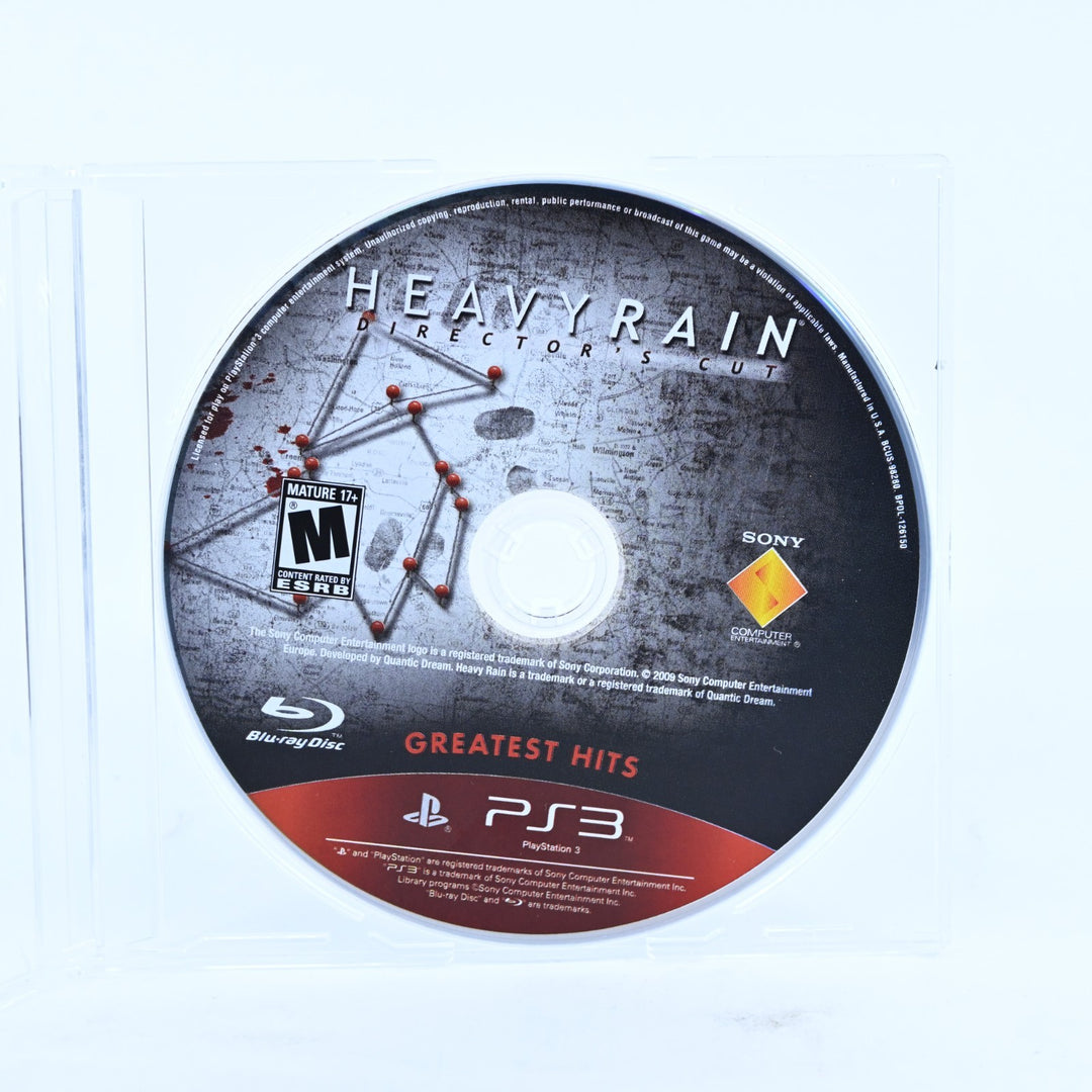 Heavy Rain - Director's Cut - Sony Playstation 3 / PS3 Game - Disc Only