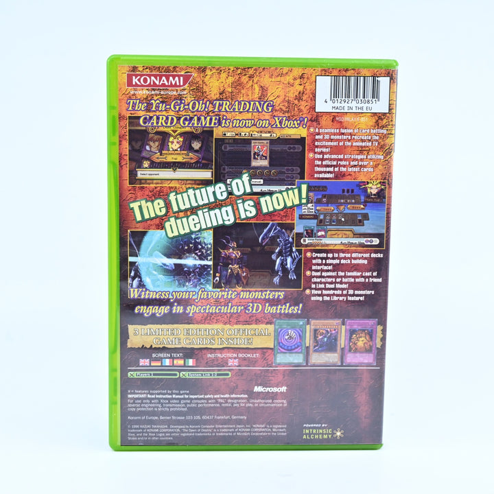 Yu-Gi-Oh! The Dawn of Destiny - Original Xbox Game + Manual - NO CARDS - PAL