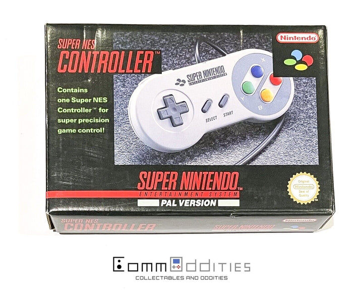 Official Super Nintendo SNES Boxed Controller - Super Nintendo / SNES Accessory