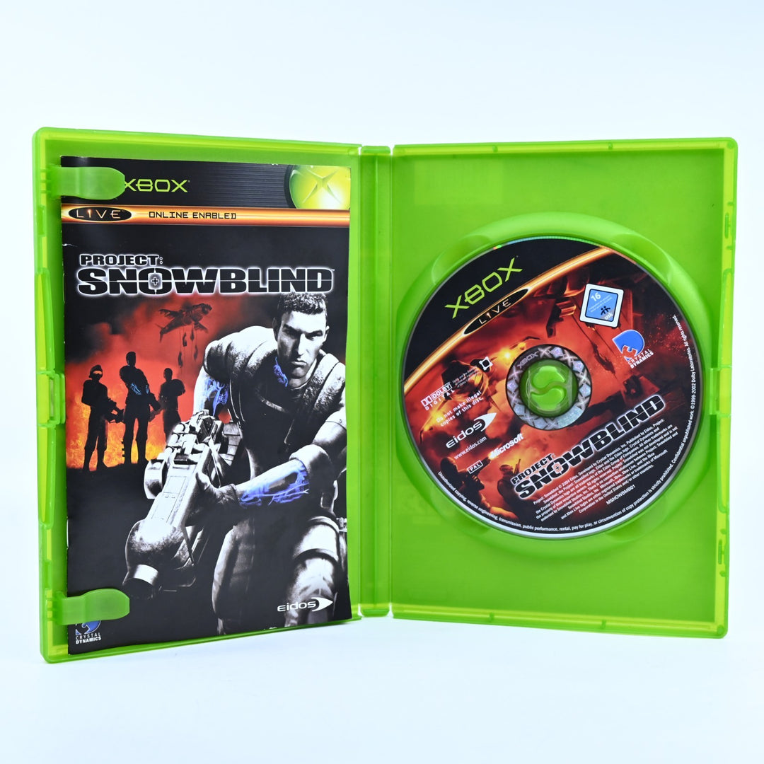 Project: Snowblind - Original Xbox Game + Manual - PAL - MINT DISC!