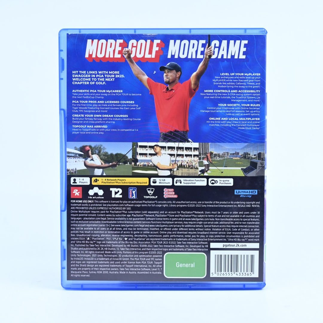 PGA Tour 2K23 - Sony Playstation 5 / PS5 Game - MINT DISC!