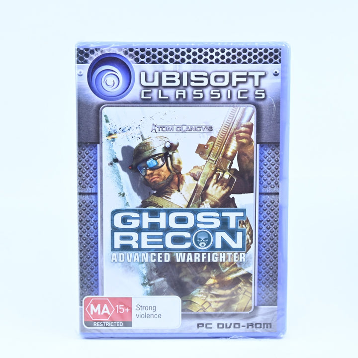 Tom Clancy's Ghost Recon: Advanced Warfighter - SEALED - Ubisoft - PC Game