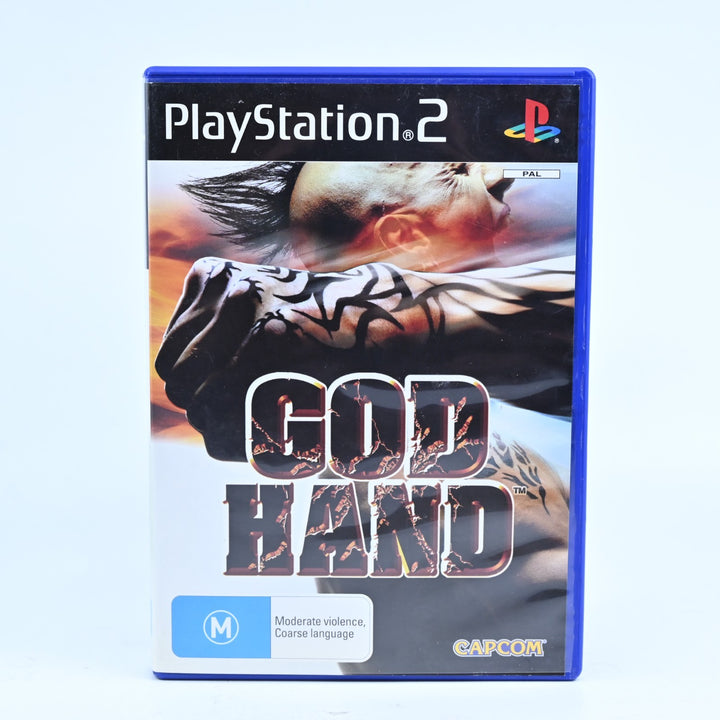 God Hand - Sony Playstation 2 / PS2 Game + Manual - PAL - MINT DISC!