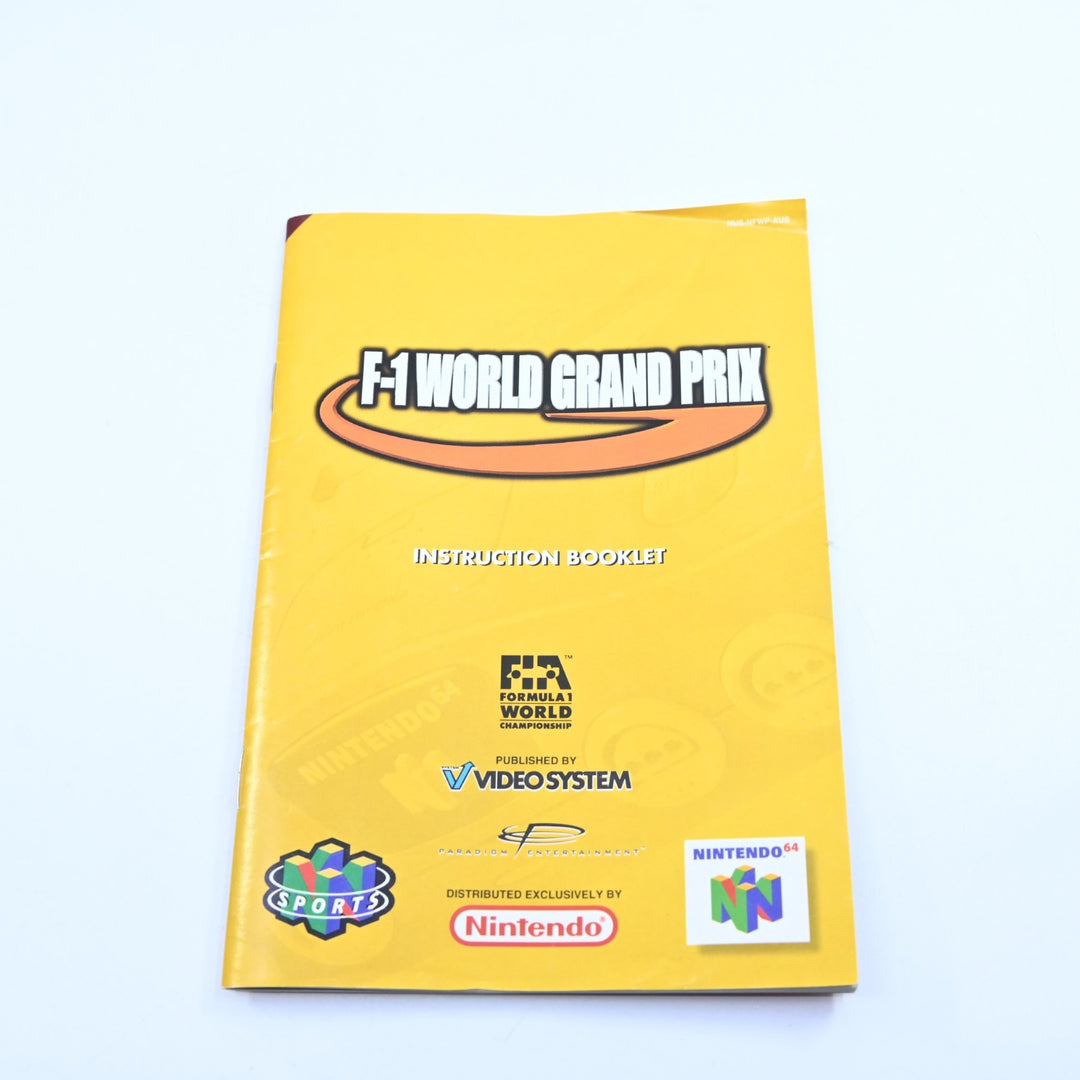 F-1 World Grand Prix - N64 / Nintendo 64 Boxed Game - PAL - FREE POST!