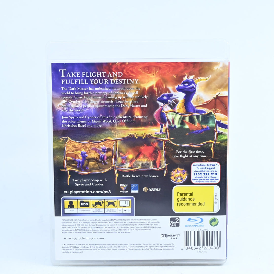 The Legend of Spyro: Dawn of the Dragon - Sony Playstation 3 + Manual