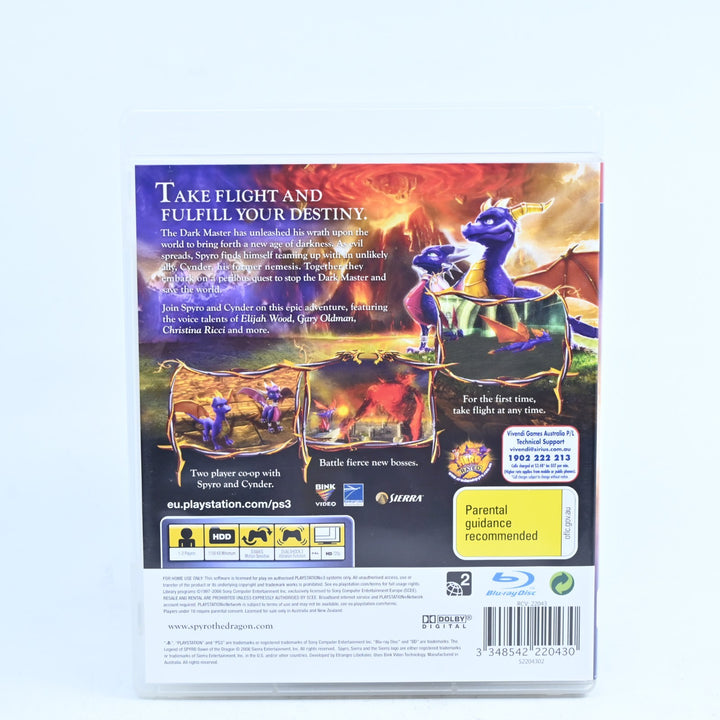 The Legend of Spyro: Dawn of the Dragon - Sony Playstation 3 + Manual