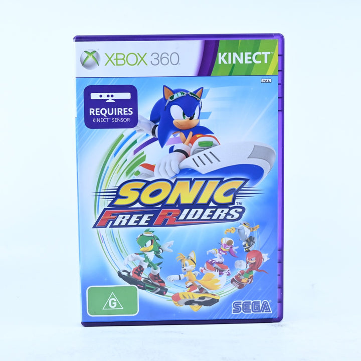 Sonic Free Riders - Xbox 360 Game + Manual - PAL - MINT DISC!