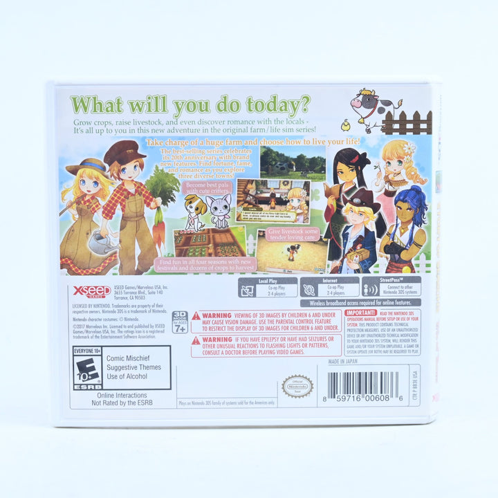 Story of Seasons: Trio of Towns - Nintendo 3DS Game - NTSC-U/C + Manual