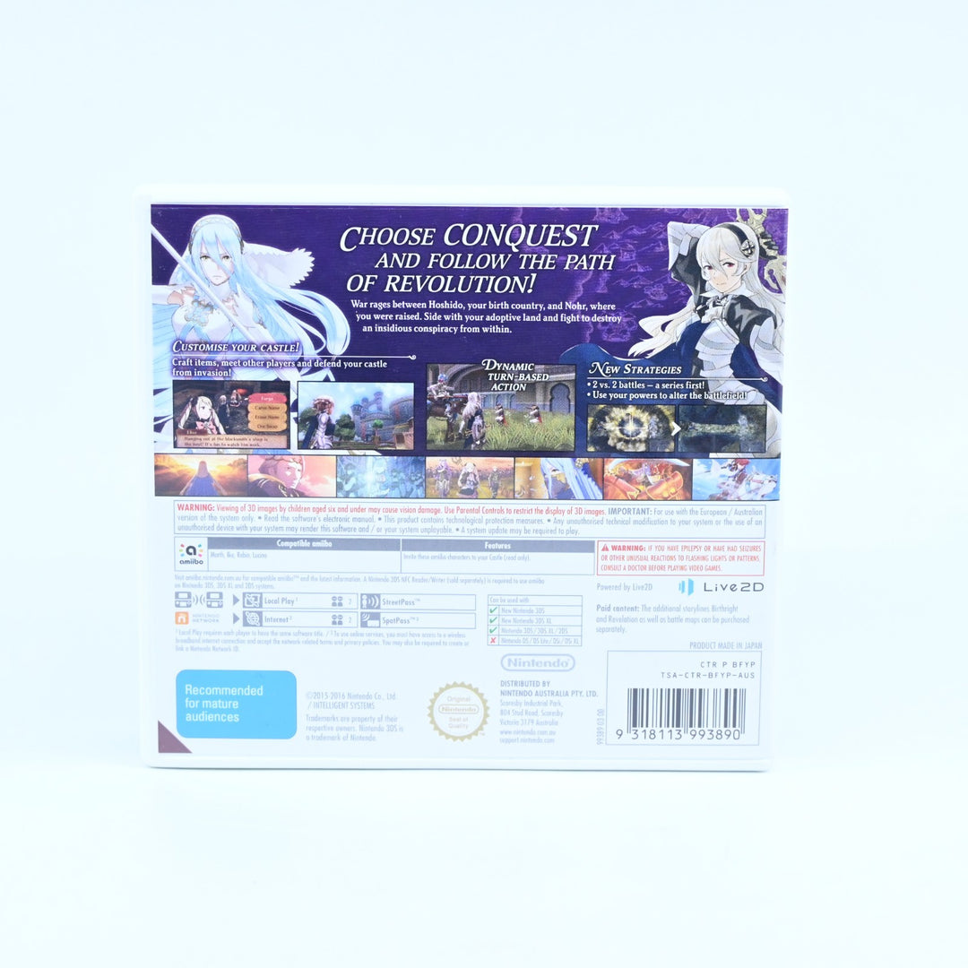 Fire Emblem Fates: Conquest  - Nintendo 3DS Game - PAL - FREE POST!