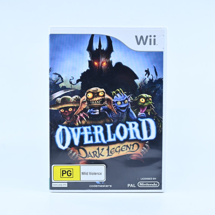 Overlord: Dark Legend - Nintendo Wii Game + Manual - PAL - MINT DISC!