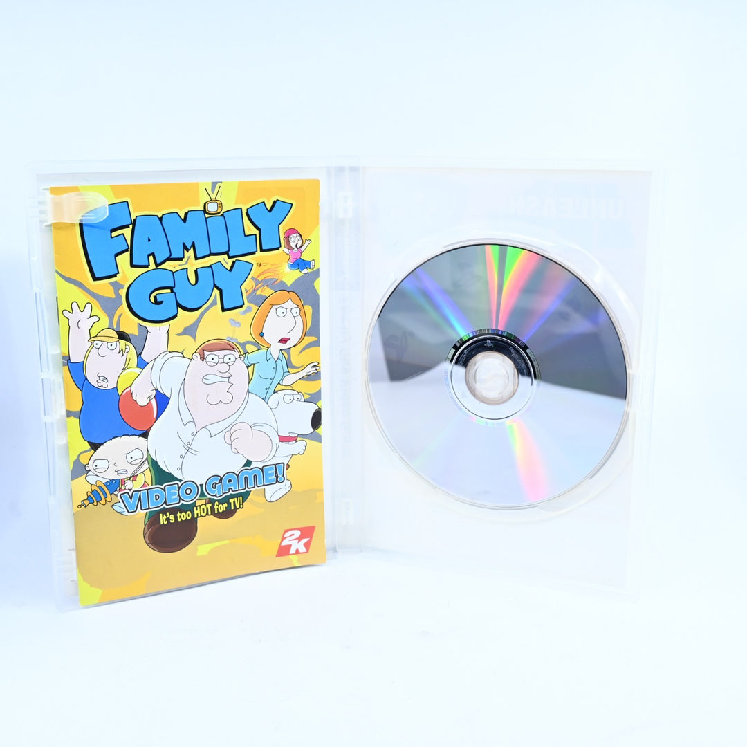 Family Guy Video Game  - Sony Playstation 2 / PS2 Game + Manual - PAL