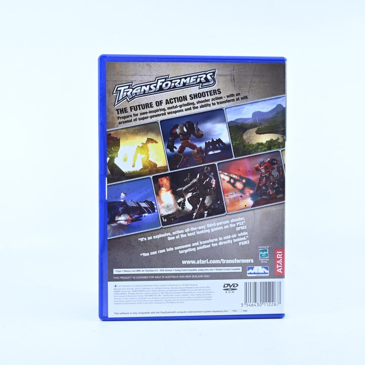 Transformers - Sony Playstation 2 / PS2 Game + Manual - PAL - MINT DISC!